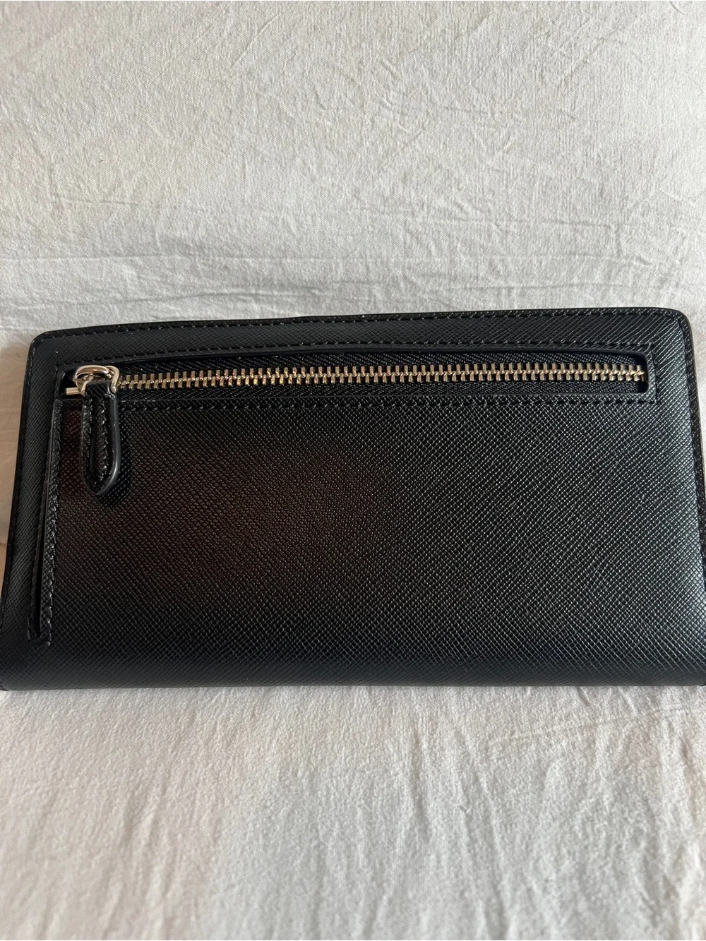Kate Spade Black Pebbled Leather Backpack & Wallet Set